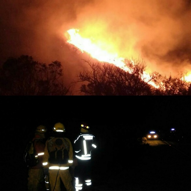 Incendio Forestal en Embalse