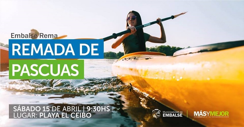 Remada de Pascuas en Embalse