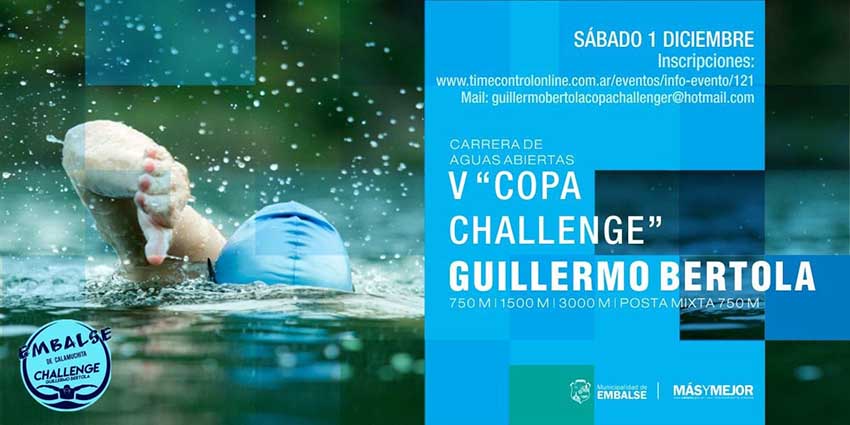 EL SÁBADO SERÁ LA V° COPA CHALLENGE DE GUILLERMO BERTOLA