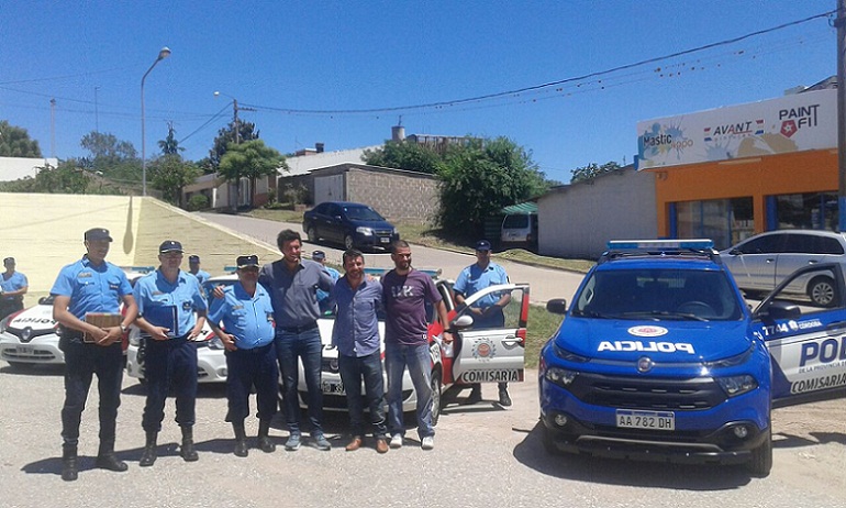 Balance de Gestión y presentación de un nuevo móvil policial para la Comisaría de Embalse.