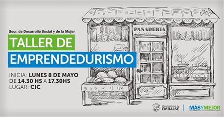 Taller de emprendedurismo en Embalse