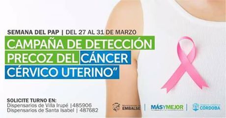 Campaña de Detección Precóz del Cáncer Cérvico Uterino.